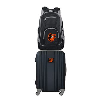 Baltimore Orioles Wheeled Carry-On Luggage & Backpack Set