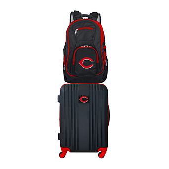 Cincinnati Reds Wheeled Carry-On Luggage & Backpack Set
