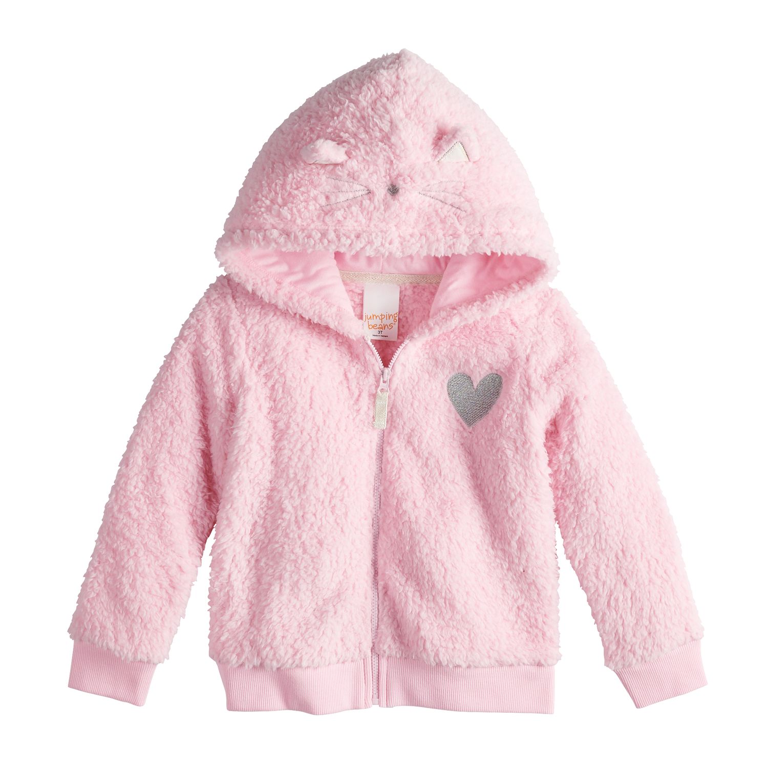 toddler girl sherpa hoodie