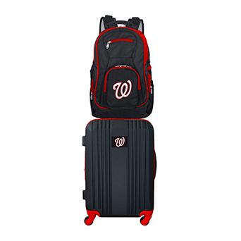Washington Nationals Wheeled Carry-On Luggage & Backpack Set