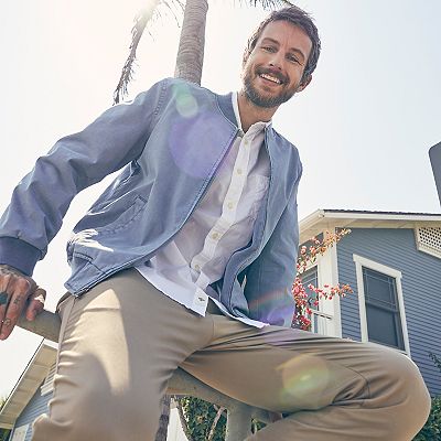 Men's Dockers® Signature Khaki Lux Slim-Fit Stretch Pants Men's Dockers® Signature Khaki Lux Slim-Fit Stretch Pants