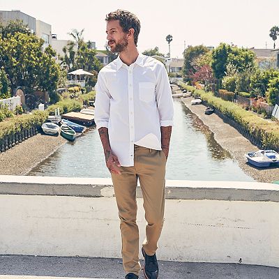 Docker signature khaki slim fit sale