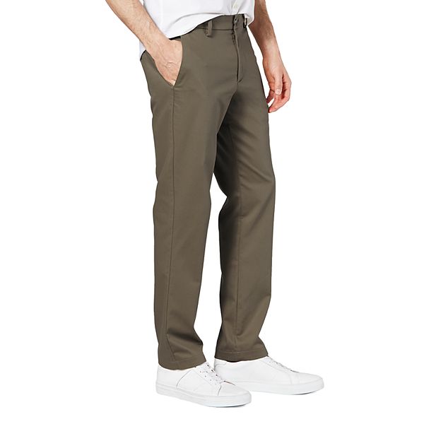 Men's Signature Khaki Lux Slim-Fit Stretch Pants