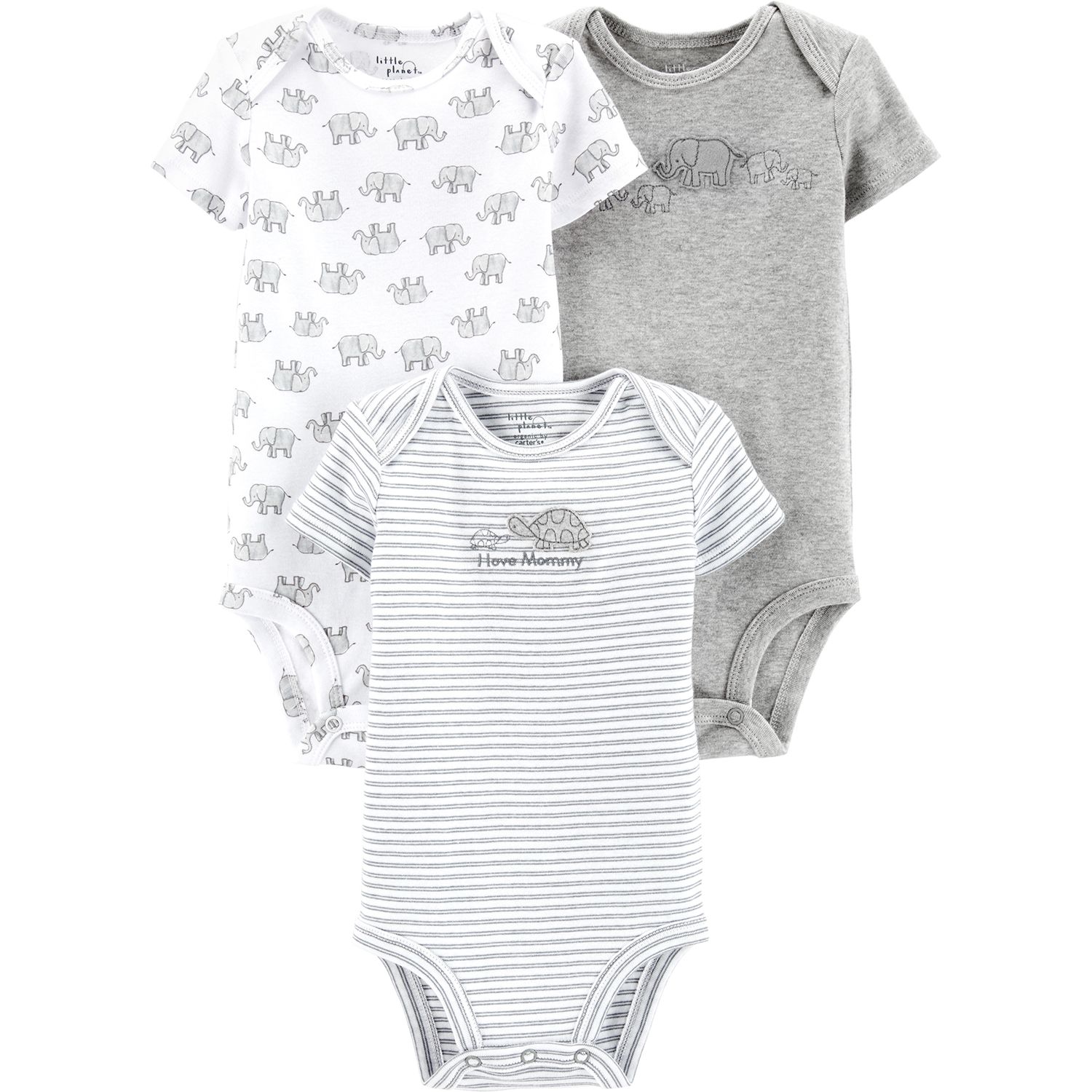 carters organic onesies