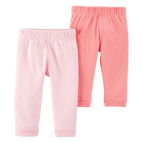 Baby Girl Little Planet Organic by Carter's 2 Pack Knit Pants