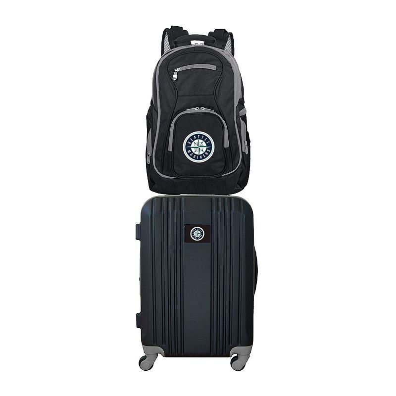 Seattle Mariners Wheeled Carry-On Luggage & Backpack Set, Oxford