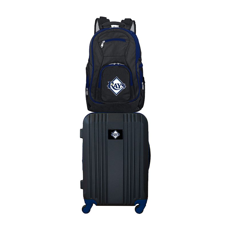 Tampa Bay Rays Wheeled Carry-On Luggage & Backpack Set, Oxford