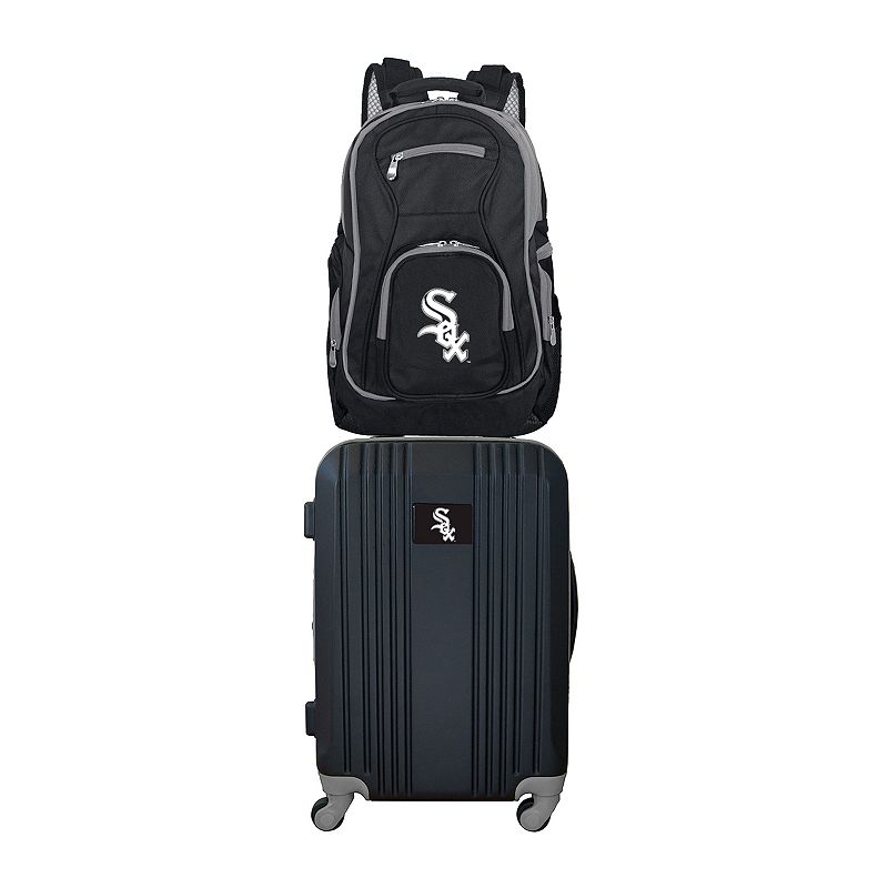 Chicago White Sox Wheeled Carry-On Luggage & Backpack Set, Oxford