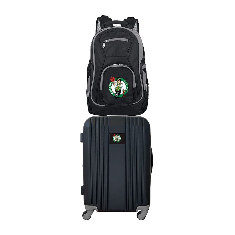 Boston Celtics Wheeled Carry-On Luggage & Backpack Set, Oxford