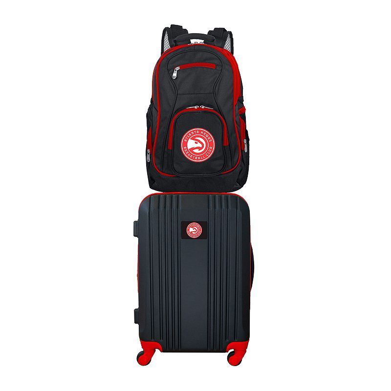 Atlanta Hawks Wheeled Carry-On Luggage & Backpack Set, Oxford