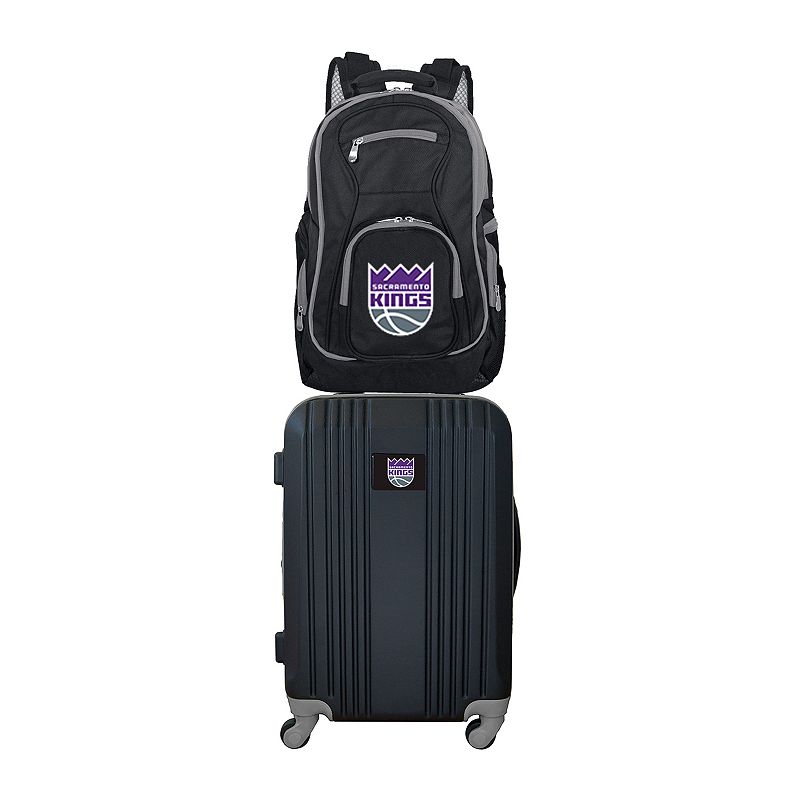 Sacramento Kings Wheeled Carry-On Luggage & Backpack Set, Oxford
