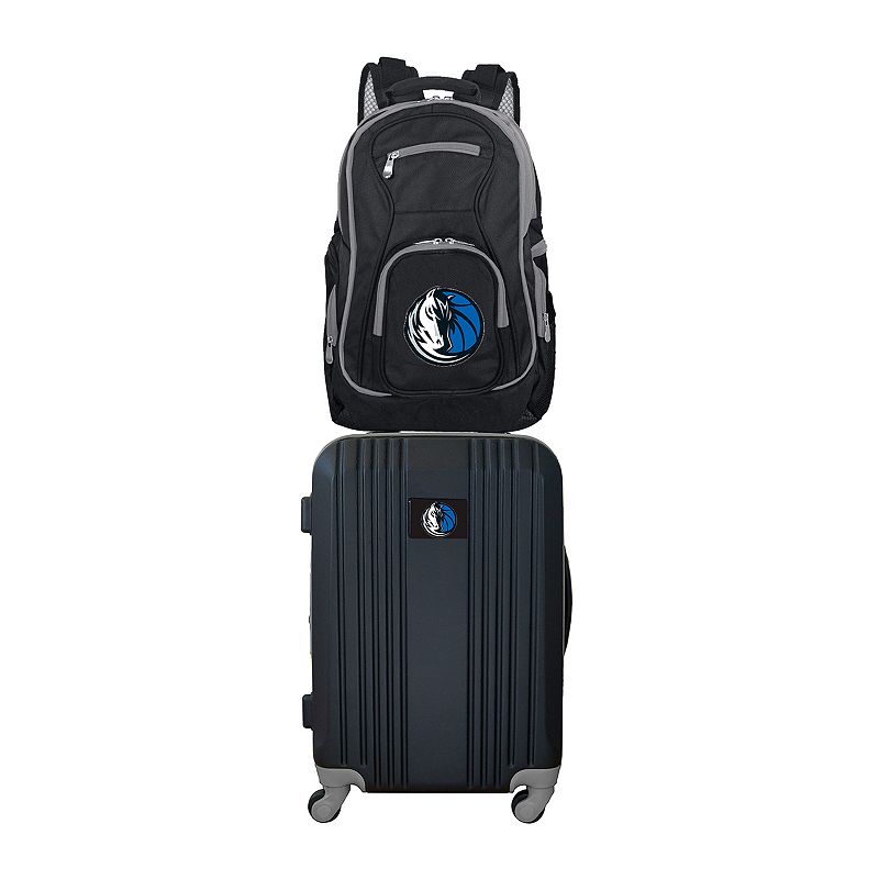 Dallas Mavericks Wheeled Carry-On Luggage & Backpack Set, Oxford
