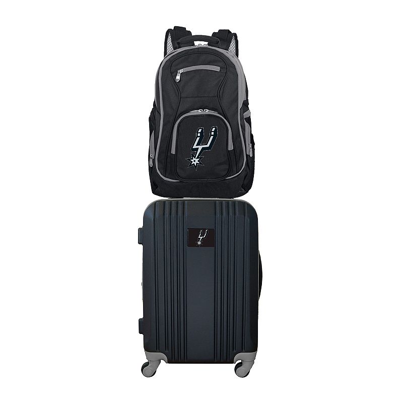 San Antonio Spurs Wheeled Carry-On Luggage & Backpack Set, Oxford