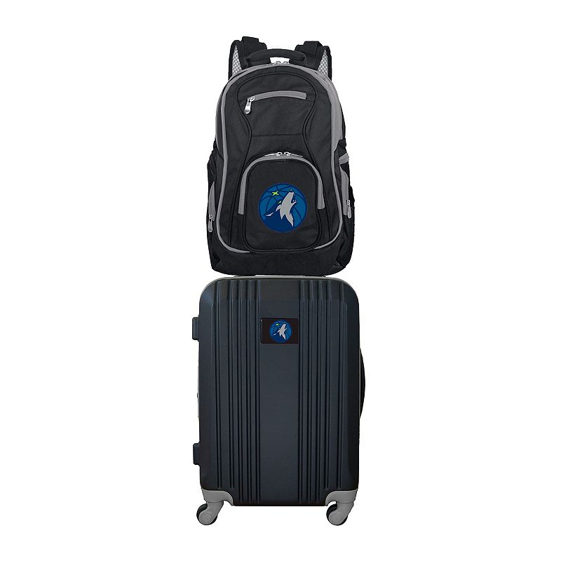 Minnesota Timberwolves Wheeled Carry-On Luggage & Backpack Set, Oxford