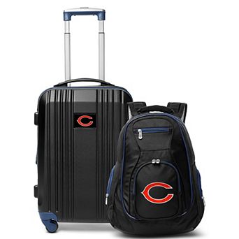 Chicago Bears Premium 2 pc Backpack and Carry-On Spinner Luggage Set