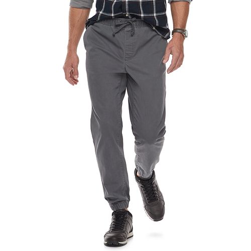 Men's SONOMA Goods for Life® Flexwear Straight-Fit Twill Open-Bottom Pants