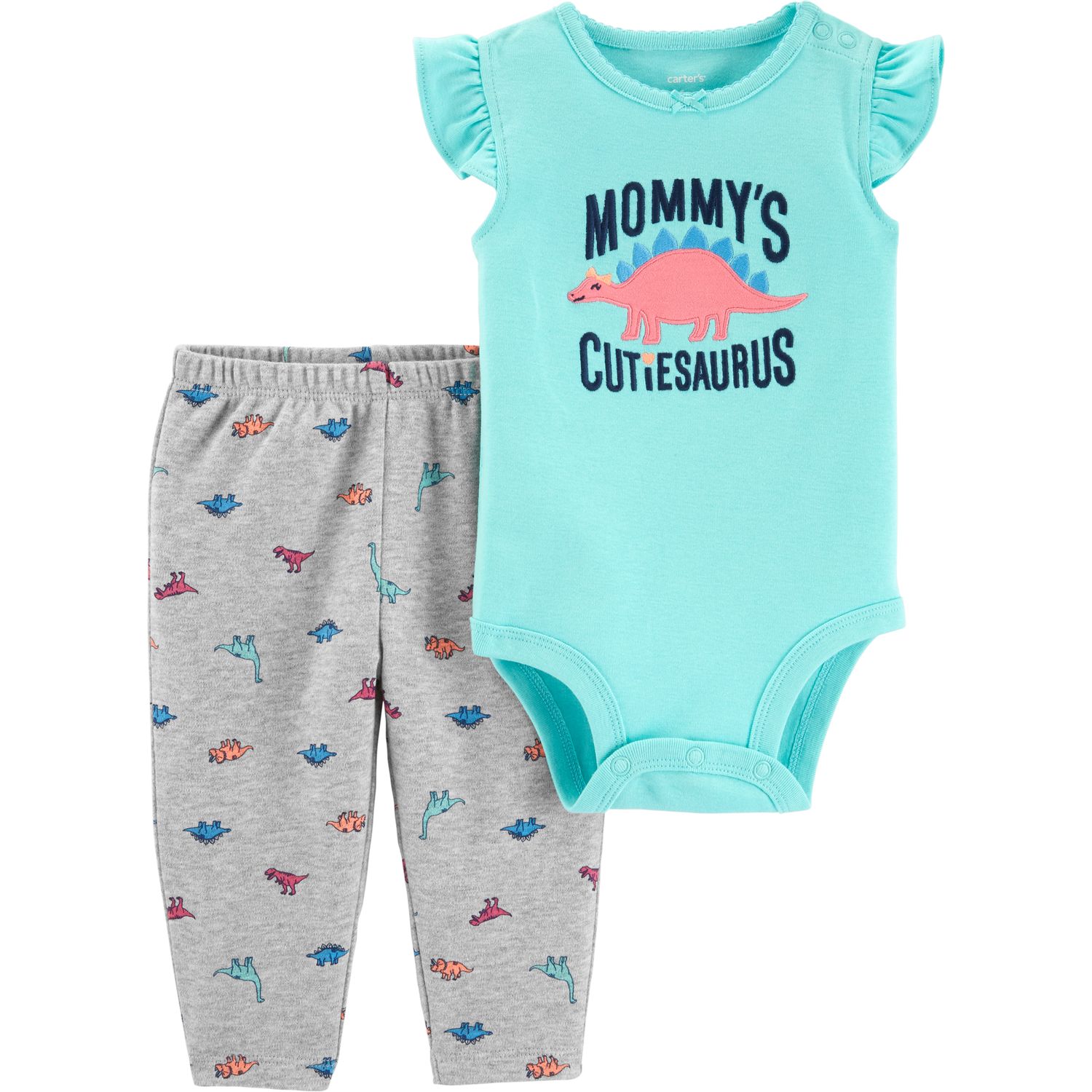 carters baby girl dinosaur