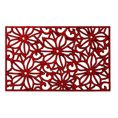 Natco Holiday Shimmer Vulcanized Recycled Rubber Doormat