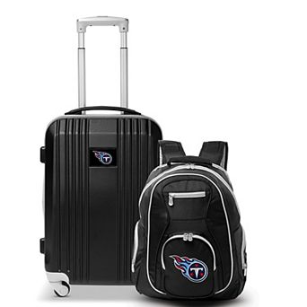 Tennessee Titans Premium 2 pc Backpack and Carry-On Spinner Luggage Set