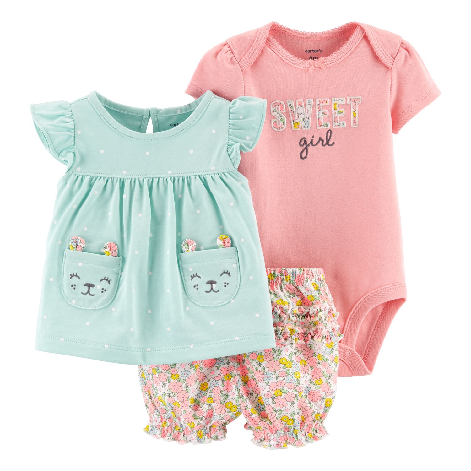 carters baby girl shorts