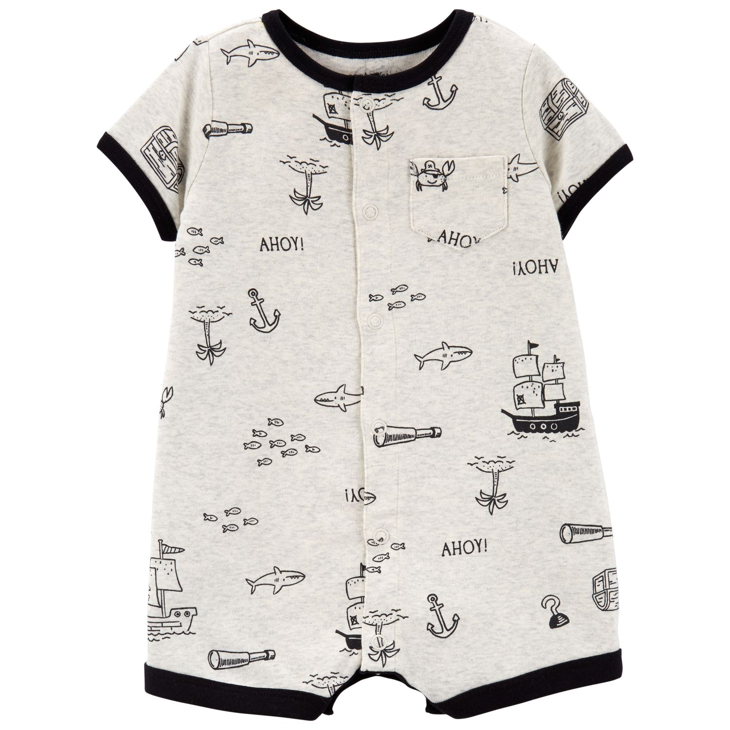baby pirate romper