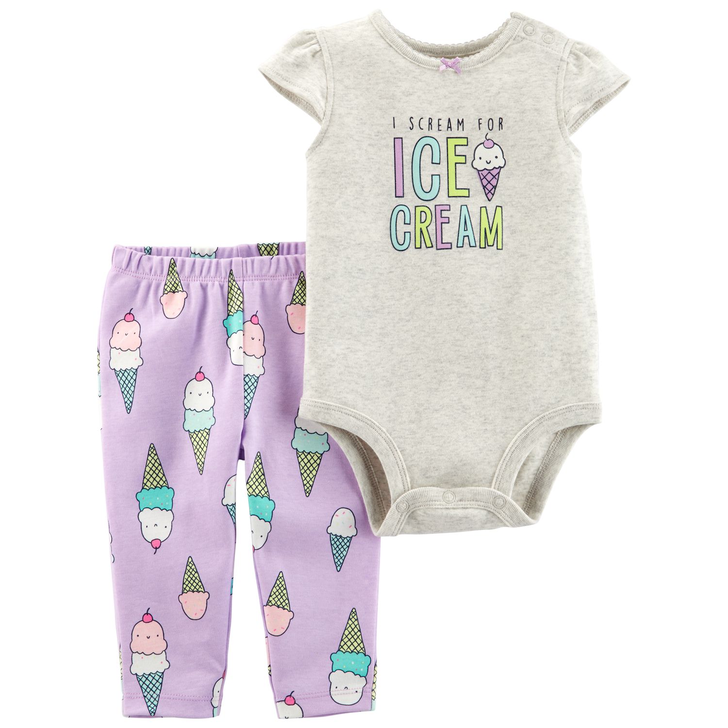 baby girl cream leggings