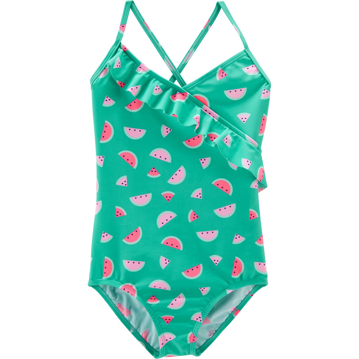 girls watermelon bathing suit