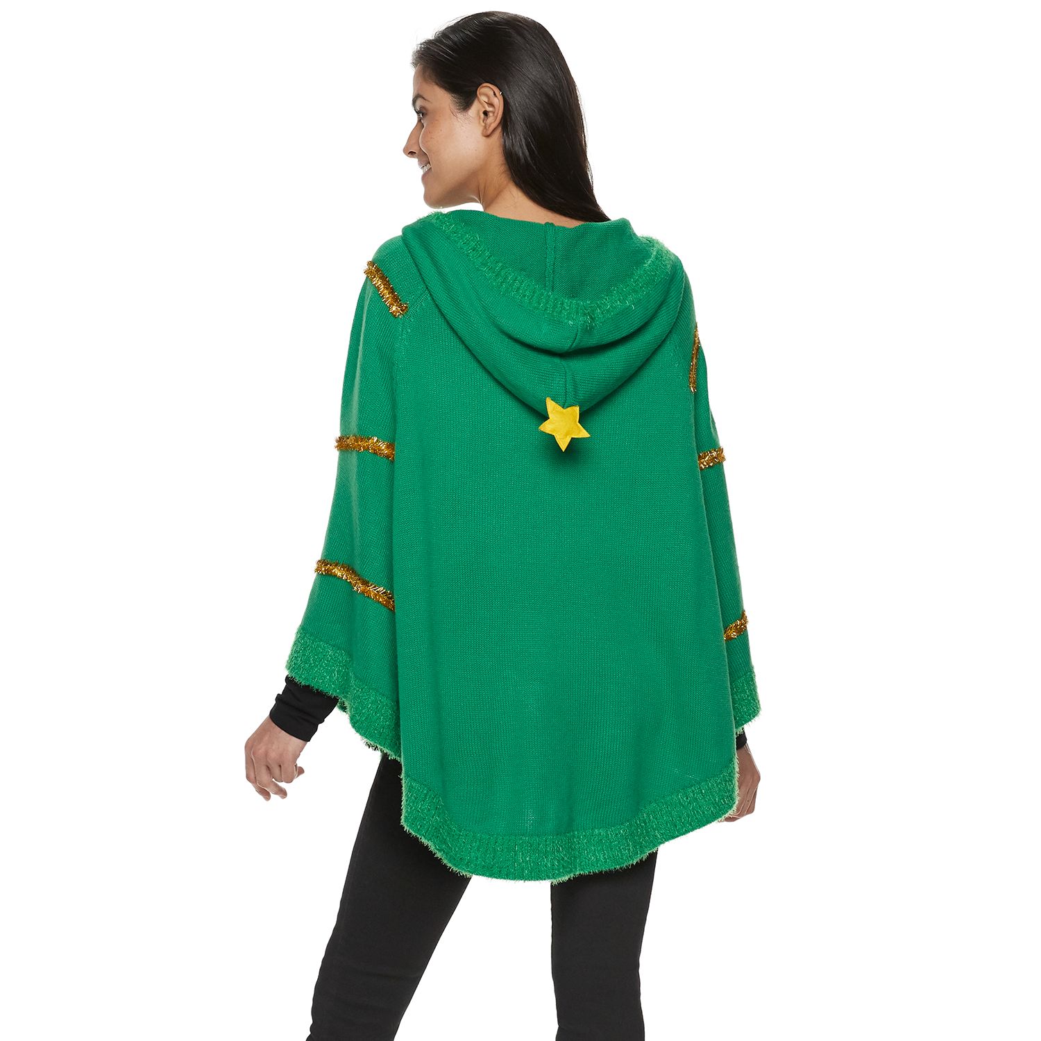 kohls poncho sweater