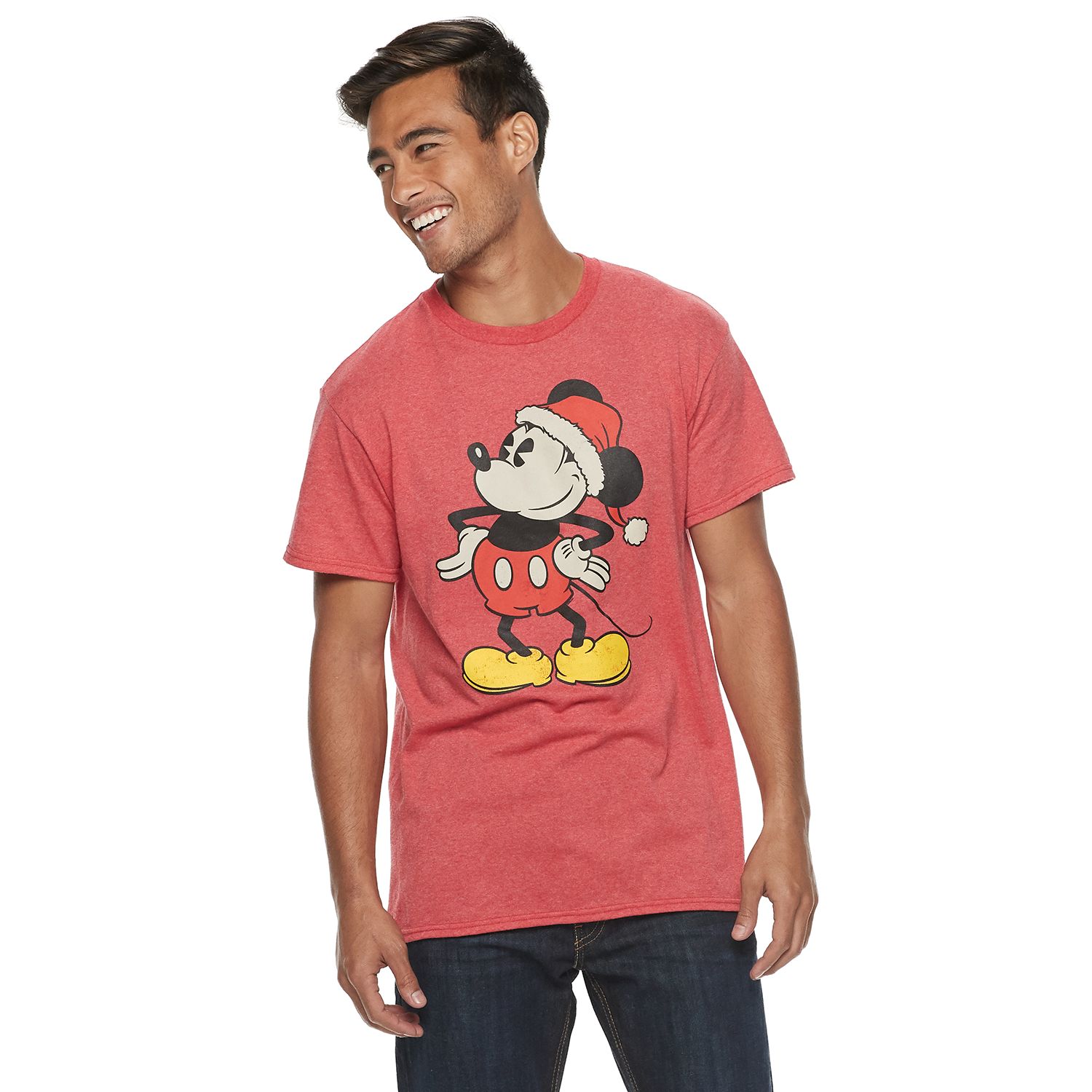 santa mickey shirt