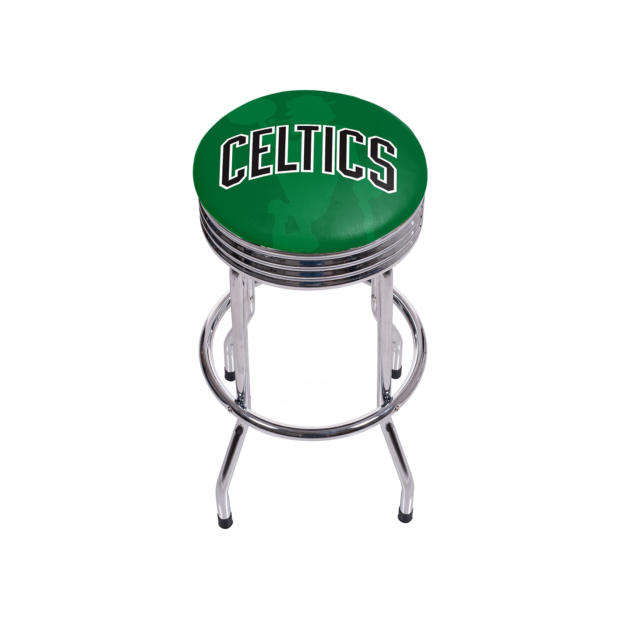 Boston Celtics Padded Ribbed Bar Stool, Green