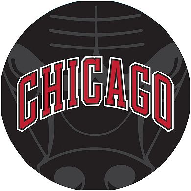 Chicago Bulls Padded Ribbed Bar Stool