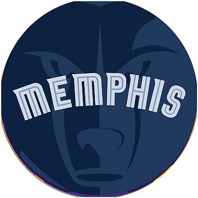 Memphis Grizzlies Padded Ribbed Bar Stool