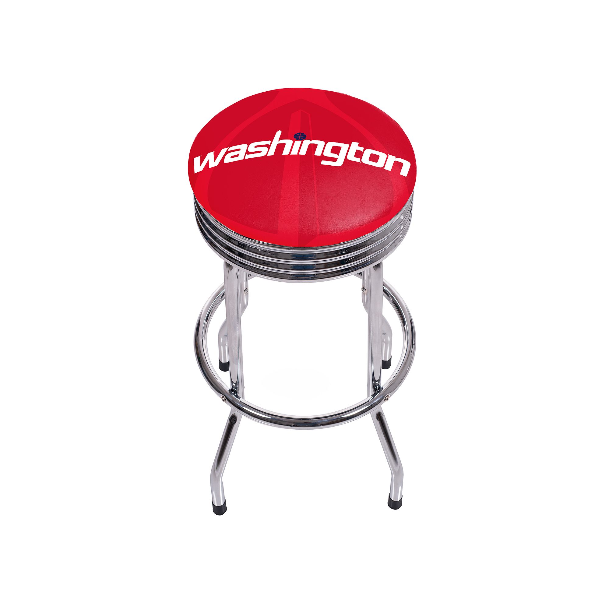 Washington Wizards Padded Ribbed Bar Stool, Wiz Red
