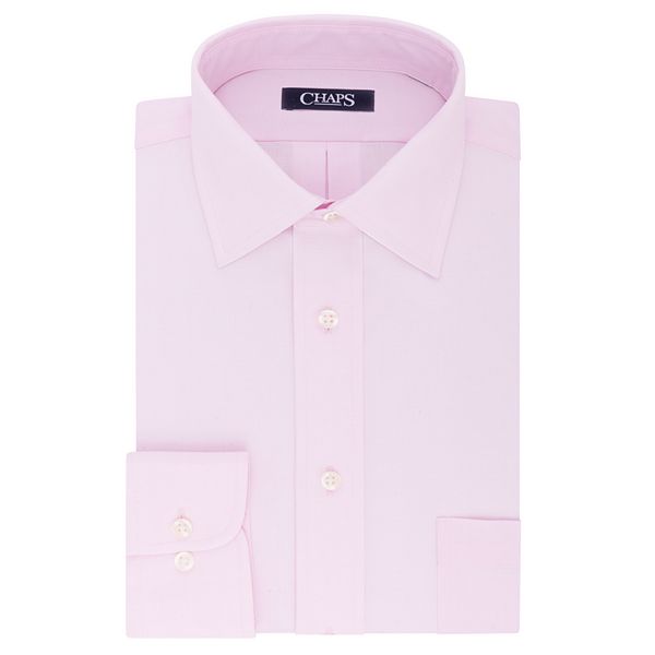 Men's Chaps RegularFit NoIron Stretch SpreadCollar Dress Shirt
