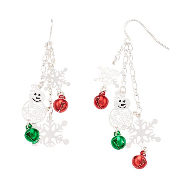 Kohls store snowflake earrings