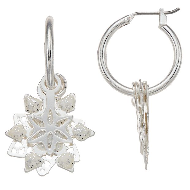 Snowflake on sale earrings kohls