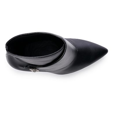 charles david portis suede ankle bootie