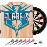 Charlotte Hornets Wood Dart Cabinet Set