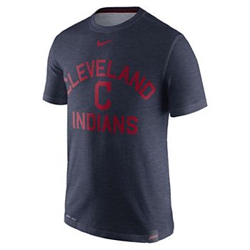 Men's Nike Cleveland Indians Dri-Fit Slub Tee