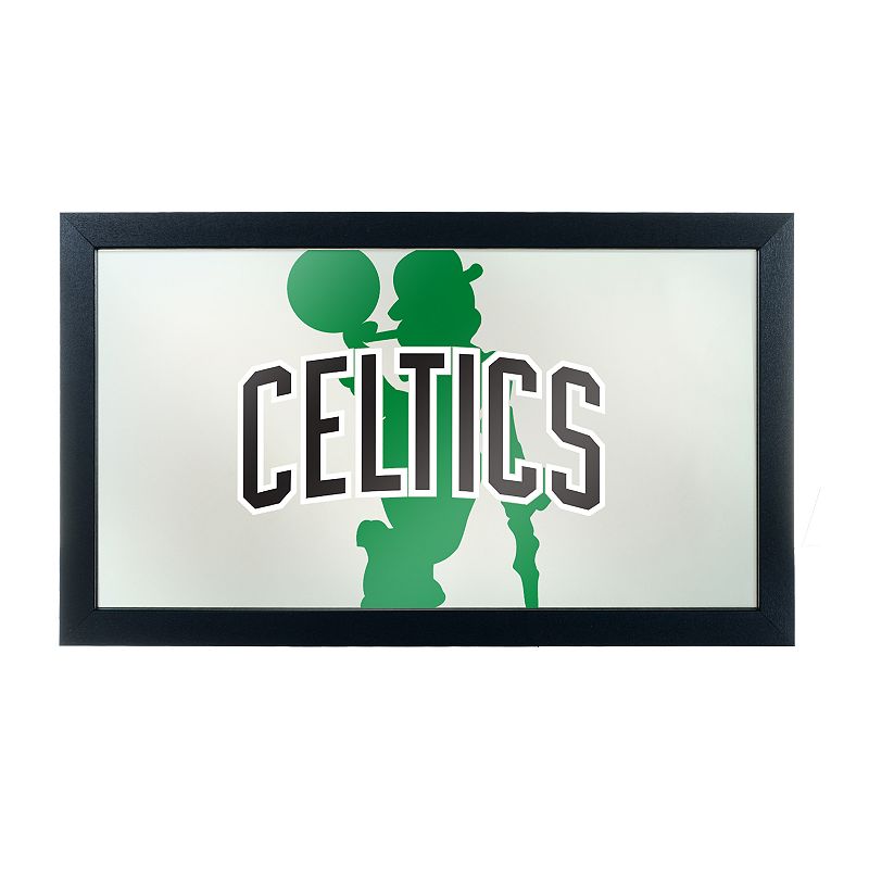 74134652 Boston Celtics Logo Framed Mirror, Green sku 74134652