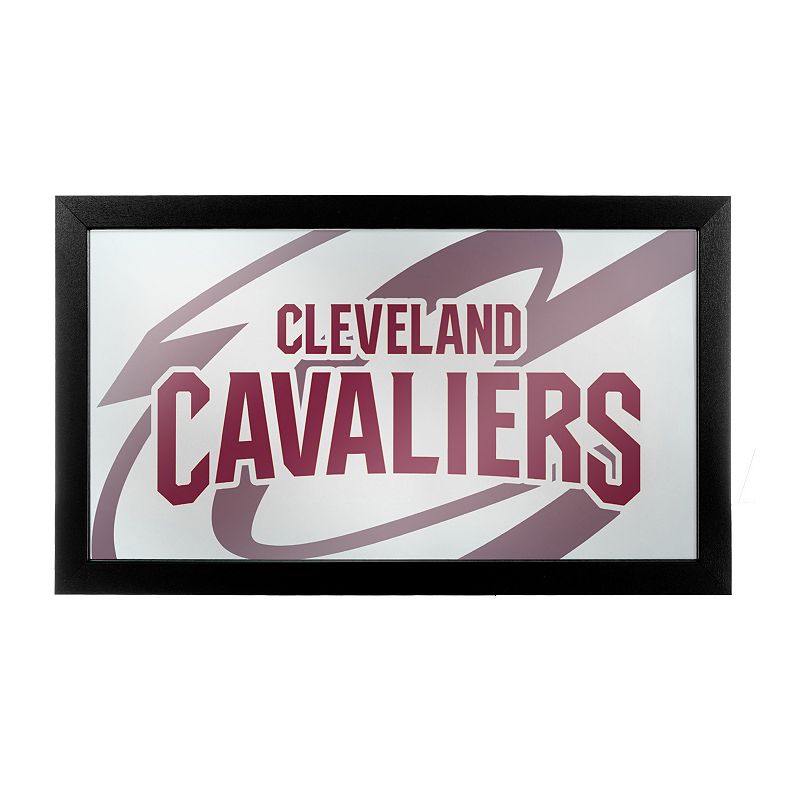 Cleveland Cavaliers Logo Framed Mirror, Red