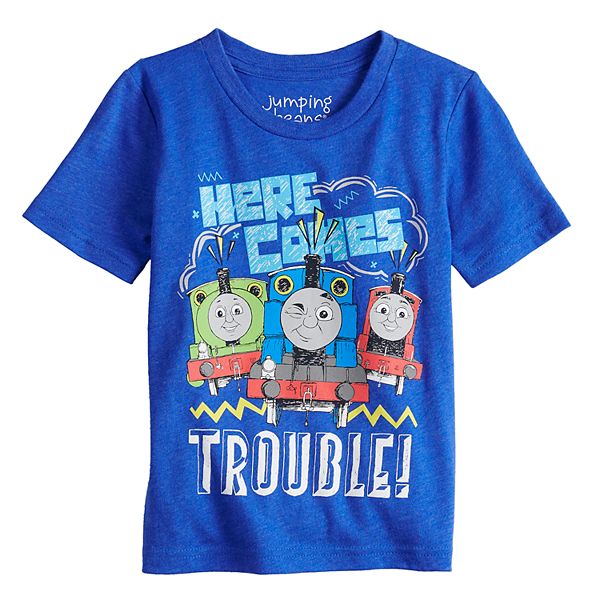 Toddler Boy Jumping Beans Thomas Friends Here Comes Trouble Percy Thomas James Graphic Tee