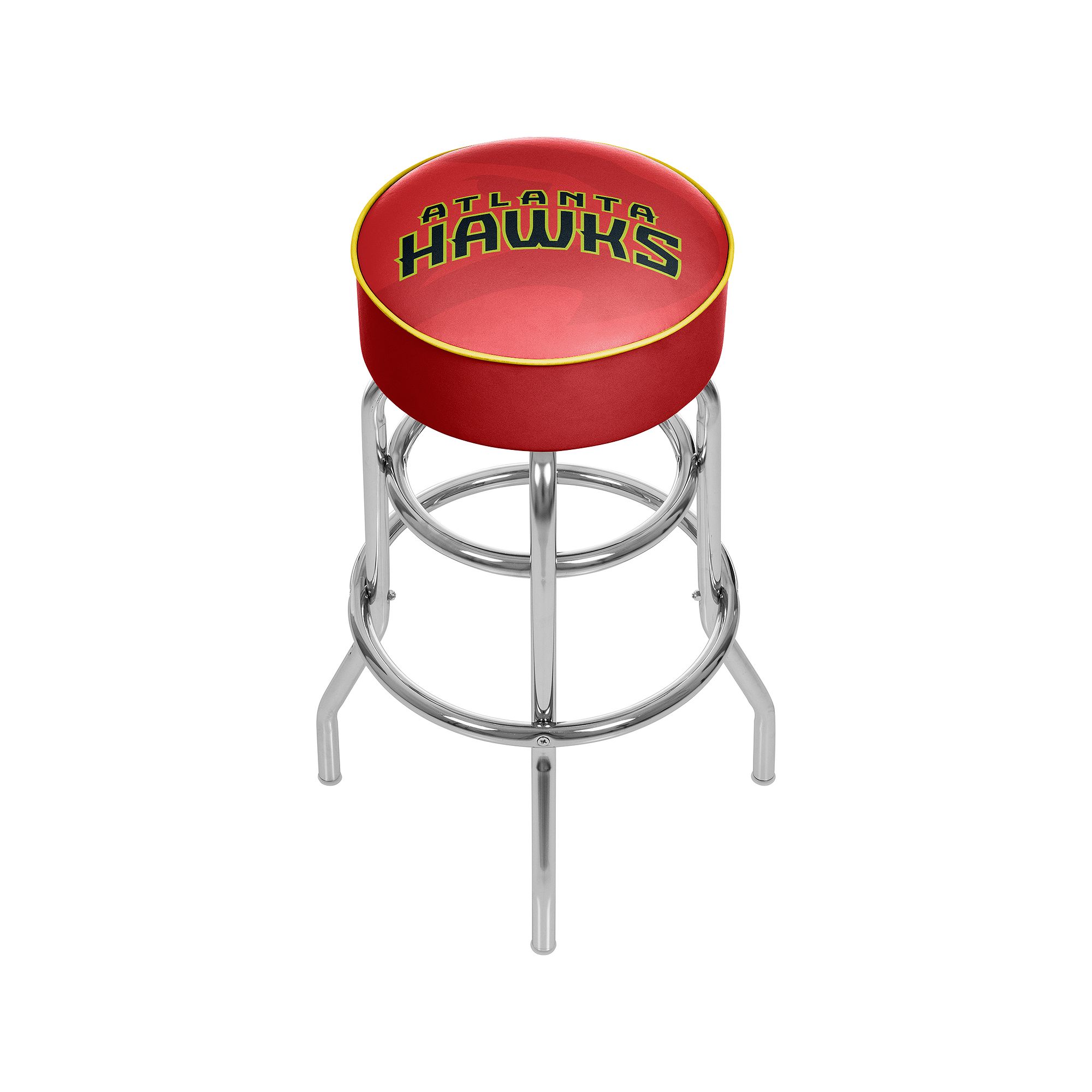 Atlanta Hawks Padded Swivel Bar Stool, Red