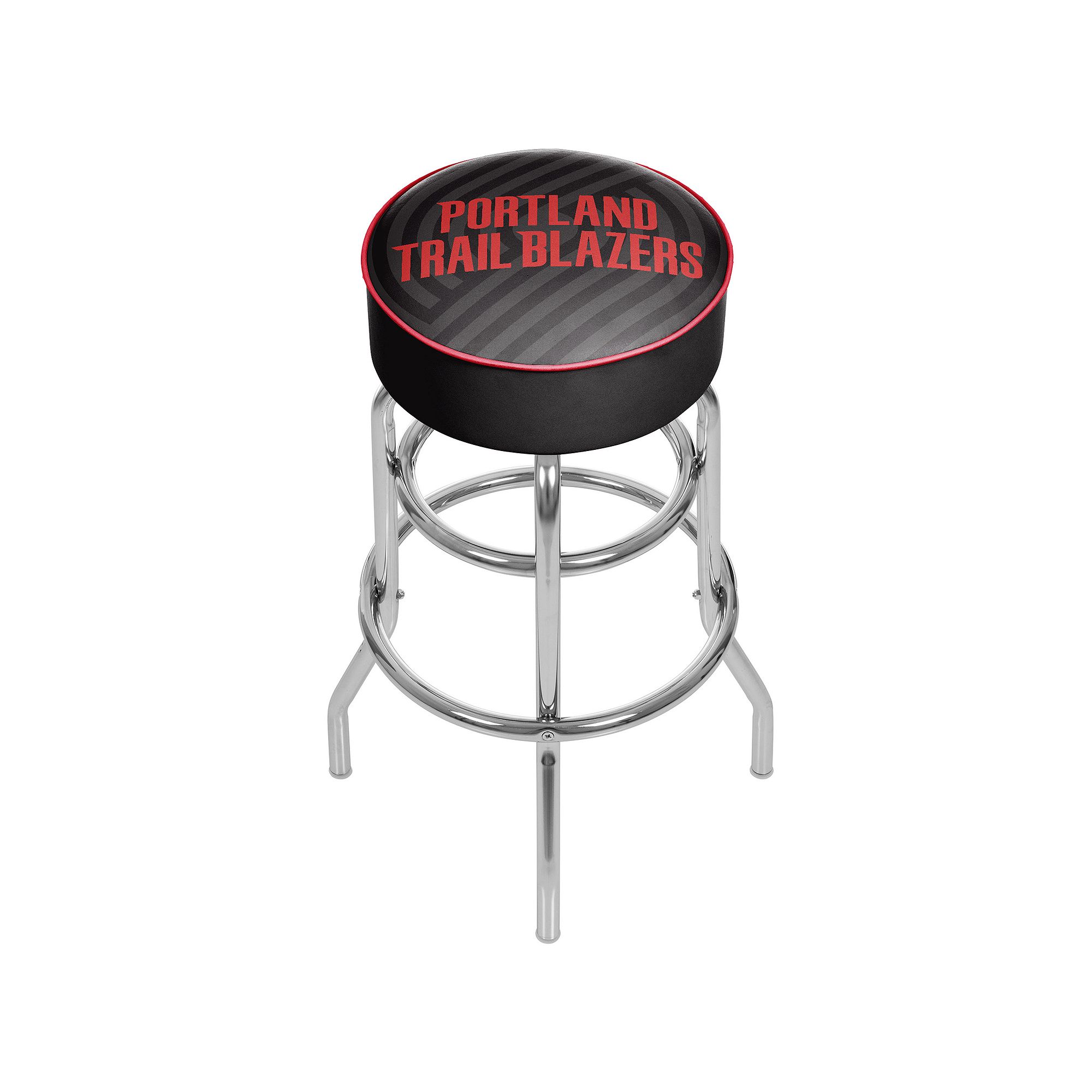 Portland Trail Blazers Padded Swivel Bar Stool, Red