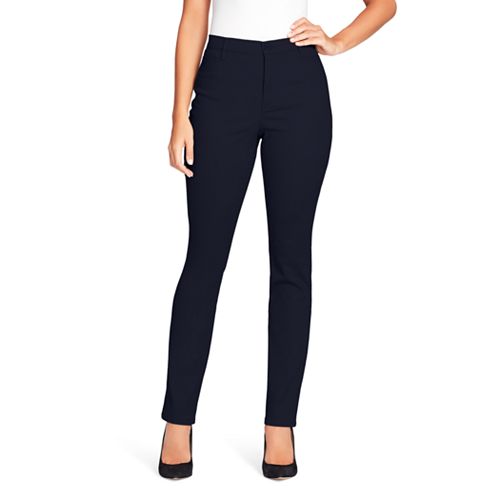 Petite Gloria Vanderbilt Amanda Modern Tapered Twill Trouser Pants