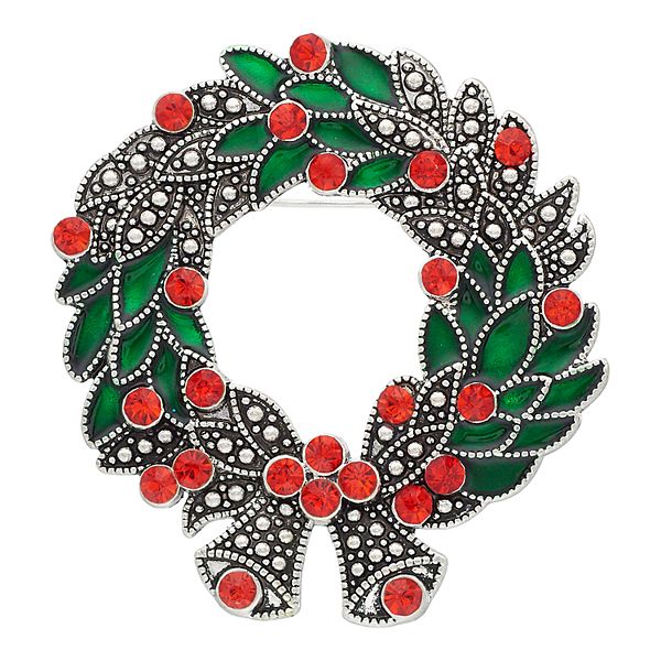 Christmas Wreath Pin