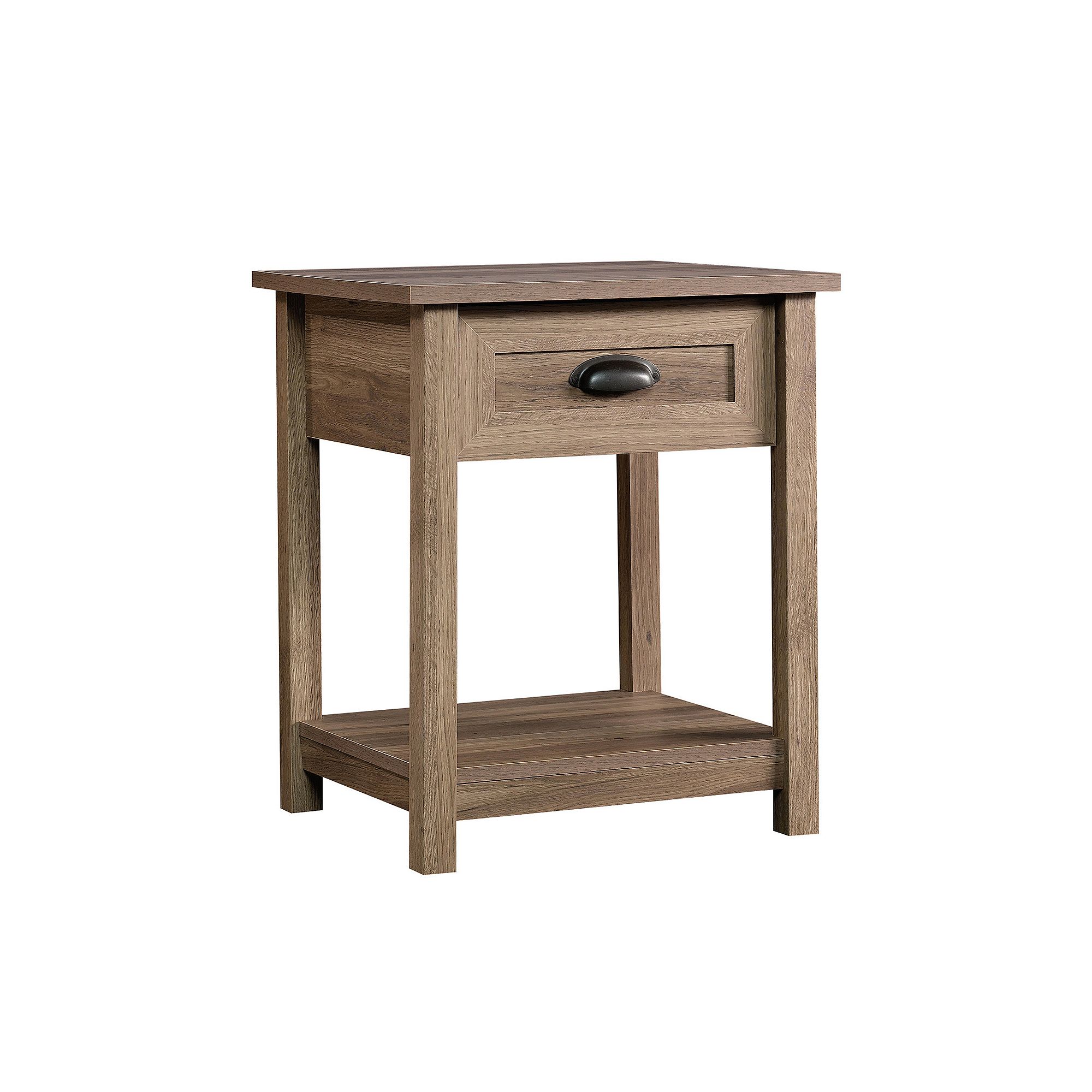 Sauder County Line Side Table/Night Stand, Salt