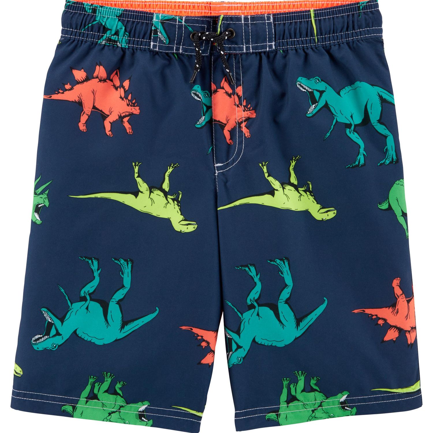 carter's dinosaur swim trunks