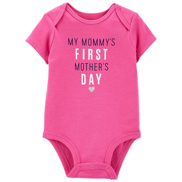 Baby Girl Carter's My Mommy's First Mother's Day Bodysuit