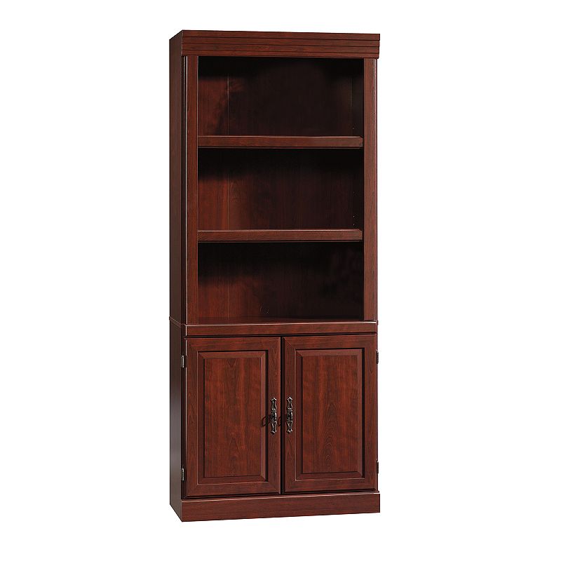 UPC 042666027922 product image for Sauder Heritage Hill Bookshelf With Doors, Med Brown | upcitemdb.com